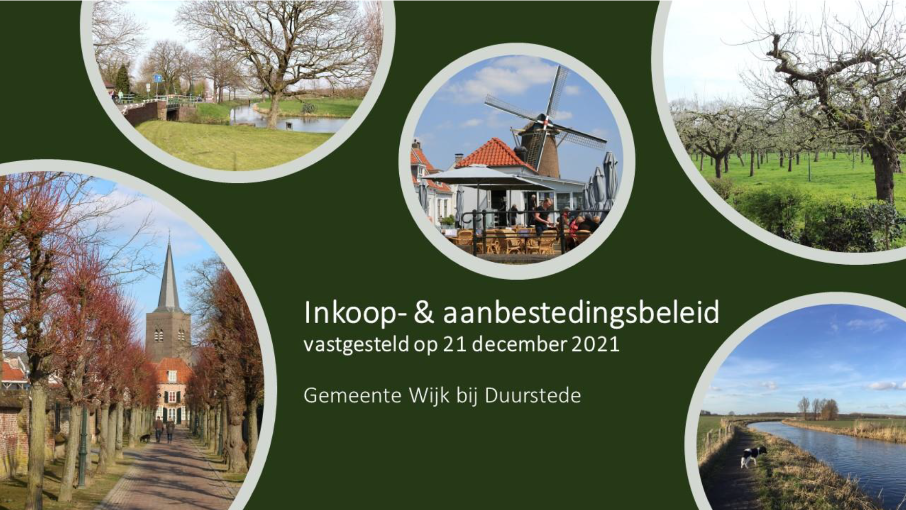 Inkoopbeleid Gemeente Wijk bij Duurstede 2022 1/11